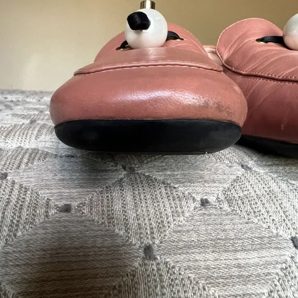 Nicholas Kirkwood Delfi Clay Leather‎ Square Toe Loafer Pearl EU 35.5 US 5.5